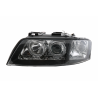 Headlights Angel Eyes Xenon suitable for AUDI A6 4B (C5) (1997-2001) Limo Avant Black Chrome HID Headlights Angel Eyes Xenon suitable for AUDI A6 4B (C5) (1997-2001) Limo Avant Black Chrome HID