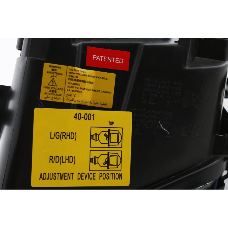 Headlights Angel Eyes Xenon suitable for AUDI A6 4B (C5) (1997-2001) Limo Avant Black Chrome HID