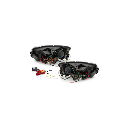 D-LITE LED Headlights suitable for AUDI A6 4F 04-07 DRL Daytime Running Light Black - SWA13SLGXB D-LITE LED Headlights suitable for AUDI A6 4F 04-07 DRL Daytime Running Light Black - SWA13SLGXB