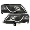 D-LITE LED Headlights AUDI A6 4F 04-07 DRL Daytime Running Light Black suitable for Xenon D-LITE LED Headlights AUDI A6 4F 04-07 DRL Daytime Running Light Black suitable for Xenon