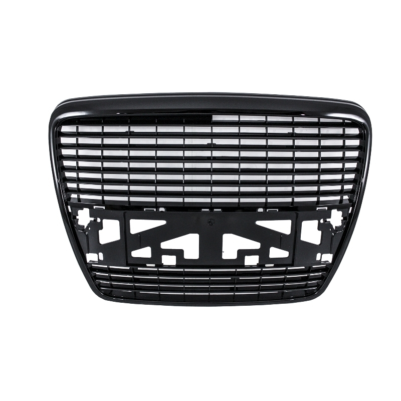 Badgeless Front Grille suitable for AUDI A6 4F (2004-2011) Piano Black