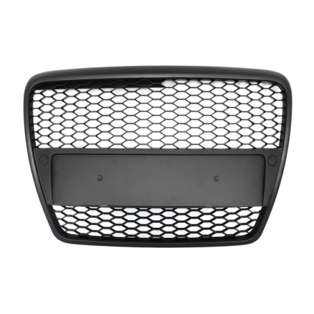 Badgeless Front Grille suitable for AUDI A6 4F C6 (2004-2007) RS Design Matte Black Badgeless Front Grille suitable for AUDI A6 4F C6 (2004-2007) RS Design Matte Black