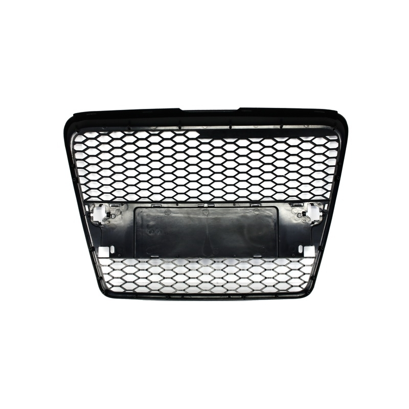 Badgeless Front Grille suitable for AUDI A6 4F C6 (2004-2007) RS Design Matte Black