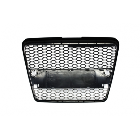 Badgeless Front Grille suitable for AUDI A6 4F C6 (2004-2007) RS Design Matte Black Badgeless Front Grille suitable for AUDI A6 4F C6 (2004-2007) RS Design Matte Black