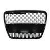 Badgeless Front Grille suitable for AUDI A6 4F C6 (2004-2007) RS Design Piano Black Badgeless Front Grille suitable for AUDI A6 4F C6 (2004-2007) RS Design Piano Black