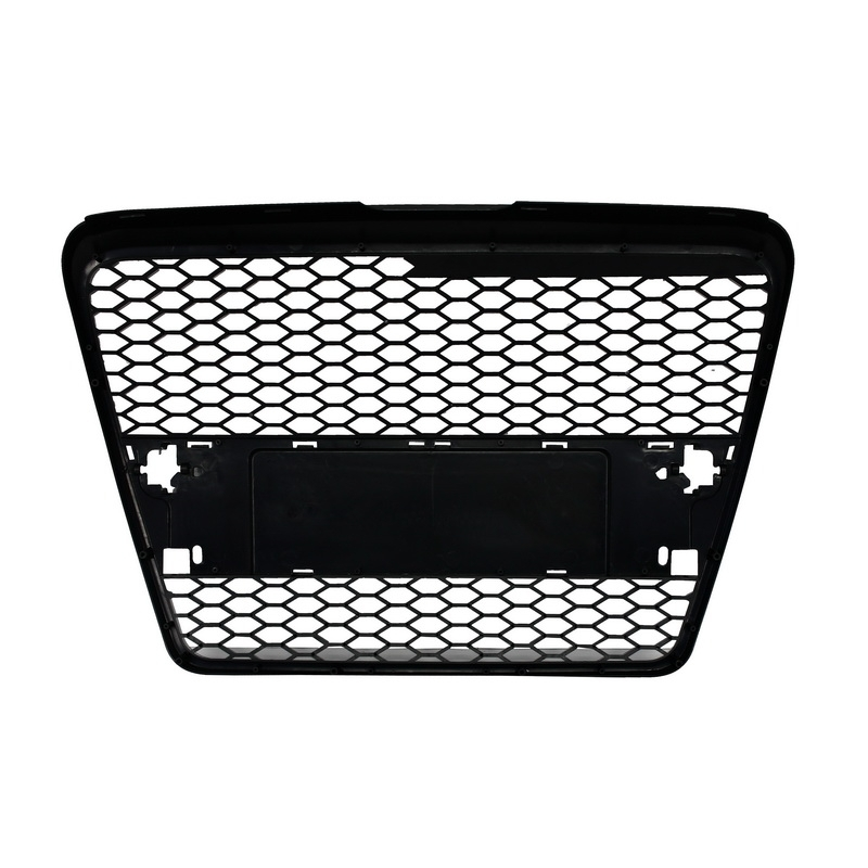Badgeless Front Grille suitable for AUDI A6 4F C6 (2004-2007) RS Design Piano Black