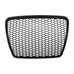 Badgeless Front Grille suitable for AUDI A6 4F 4F2 C6 (2004-2011) RS Design Piano Black