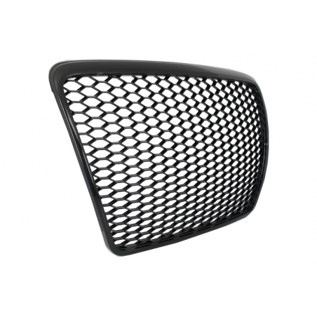 Badgeless Front Grille suitable for AUDI A6 4F 4F2 C6 (2004-2011) RS Design Piano Black Badgeless Front Grille suitable for AUDI A6 4F 4F2 C6 (2004-2011) RS Design Piano Black