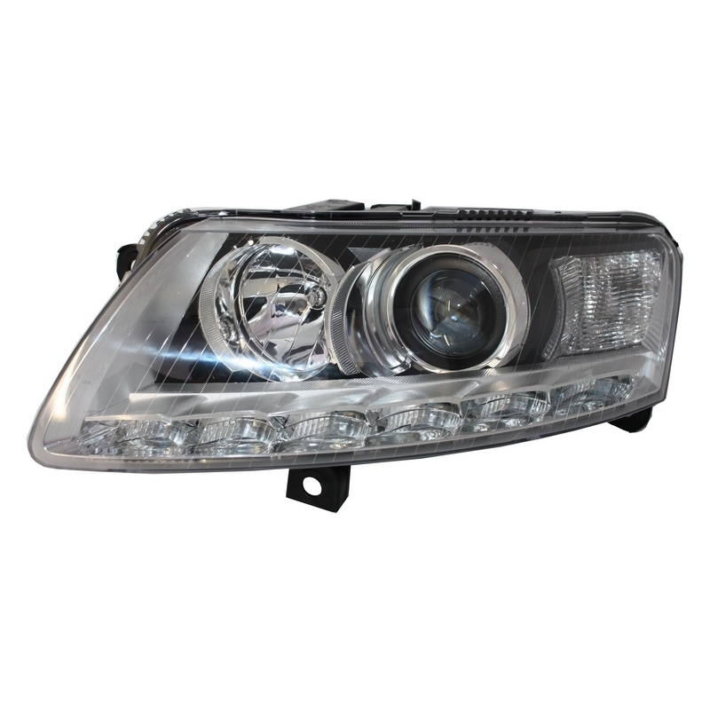 Xenon Headlights DRL suitable for AUDI A6 4F (2004-2009) Chrome Without AFS