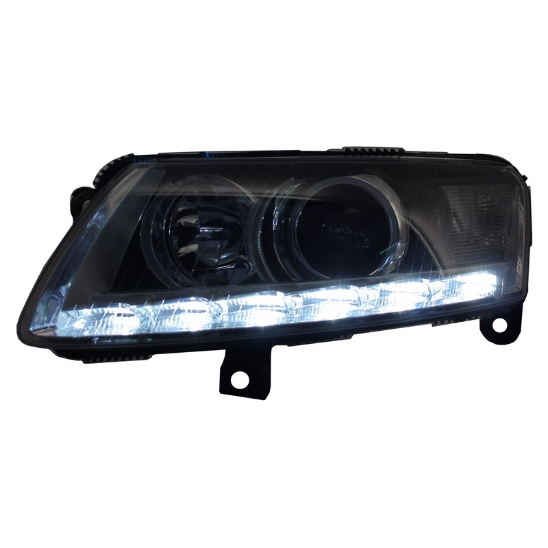 Xenon Headlights DRL suitable for AUDI A6 4F (2004-2009) Chrome Without AFS