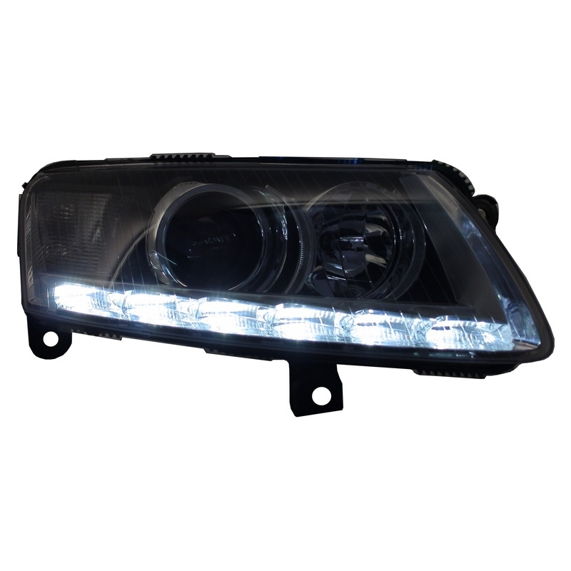 Xenon Headlights DRL suitable for AUDI A6 4F (2004-2009) Chrome Without AFS