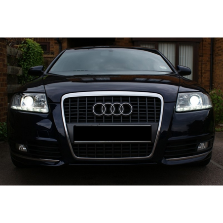 Xenon Headlights DRL suitable for AUDI A6 4F (2004-2009) Chrome Without AFS Xenon Headlights DRL suitable for AUDI A6 4F (2004-2009) Chrome Without AFS