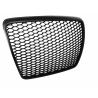 Badgeless Front Grille suitable for AUDI A6 4F2 4F C6 (2004-2011) RS Design Matte Black Badgeless Front Grille suitable for AUDI A6 4F2 4F C6 (2004-2011) RS Design Matte Black