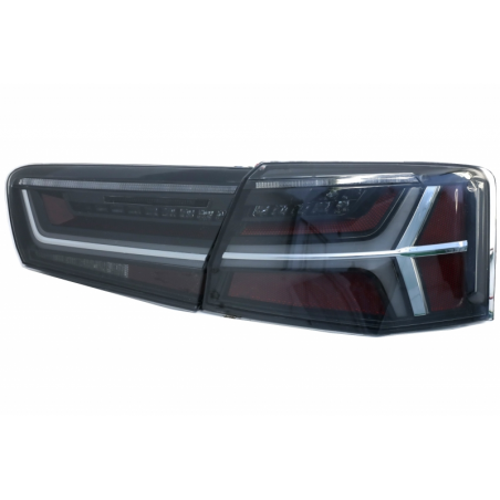Taillights Full LED suitable for Audi A6 4G C7 Limousine (2011-2014) Smoke Facelift Design with Sequential Dynamic Turning Light Taillights Full LED suitable for Audi A6 4G C7 Limousine (2011-2014) Smoke Facelift Design with Sequential Dynamic Turning Light