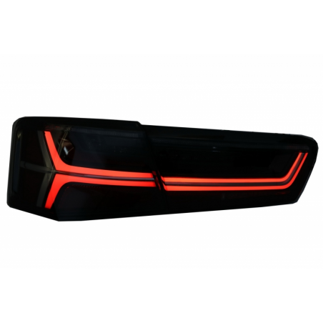 Taillights Full LED suitable for Audi A6 4G C7 Limousine (2011-2014) Smoke Facelift Design with Sequential Dynamic Turning Light Taillights Full LED suitable for Audi A6 4G C7 Limousine (2011-2014) Smoke Facelift Design with Sequential Dynamic Turning Light