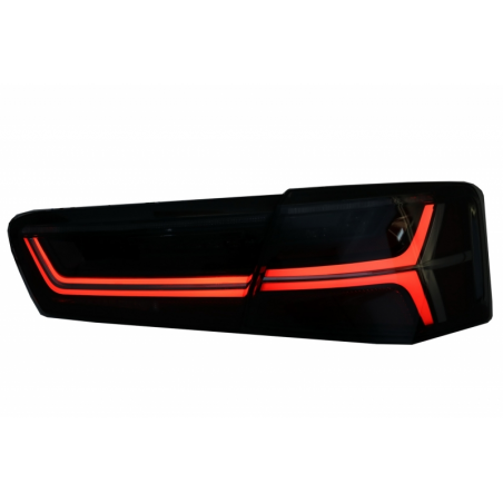 Taillights Full LED suitable for Audi A6 4G C7 Limousine (2011-2014) Smoke Facelift Design with Sequential Dynamic Turning Light Taillights Full LED suitable for Audi A6 4G C7 Limousine (2011-2014) Smoke Facelift Design with Sequential Dynamic Turning Light