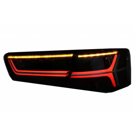 Taillights Full LED suitable for Audi A6 4G C7 Limousine (2011-2014) Smoke Facelift Design with Sequential Dynamic Turning Light Taillights Full LED suitable for Audi A6 4G C7 Limousine (2011-2014) Smoke Facelift Design with Sequential Dynamic Turning Light