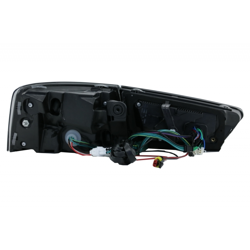 Taillights Full LED suitable for Audi A6 4G C7 Limousine (2011-2014) Smoke Facelift Design with Sequential Dynamic Turning Light