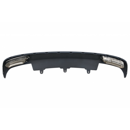 Rear Bumper Valance Diffuser & Exhaust Tips A6 4G (2010-2014) Facelift W12 Design Rear Bumper Valance Diffuser & Exhaust Tips A6 4G (2010-2014) Facelift W12 Design