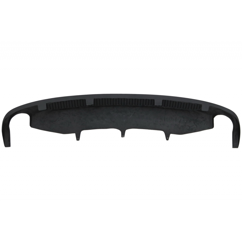 Rear Bumper Valance Diffuser With Double Outlet suitable for AUDI A6 4G (2012-2015) S-line S6 Design