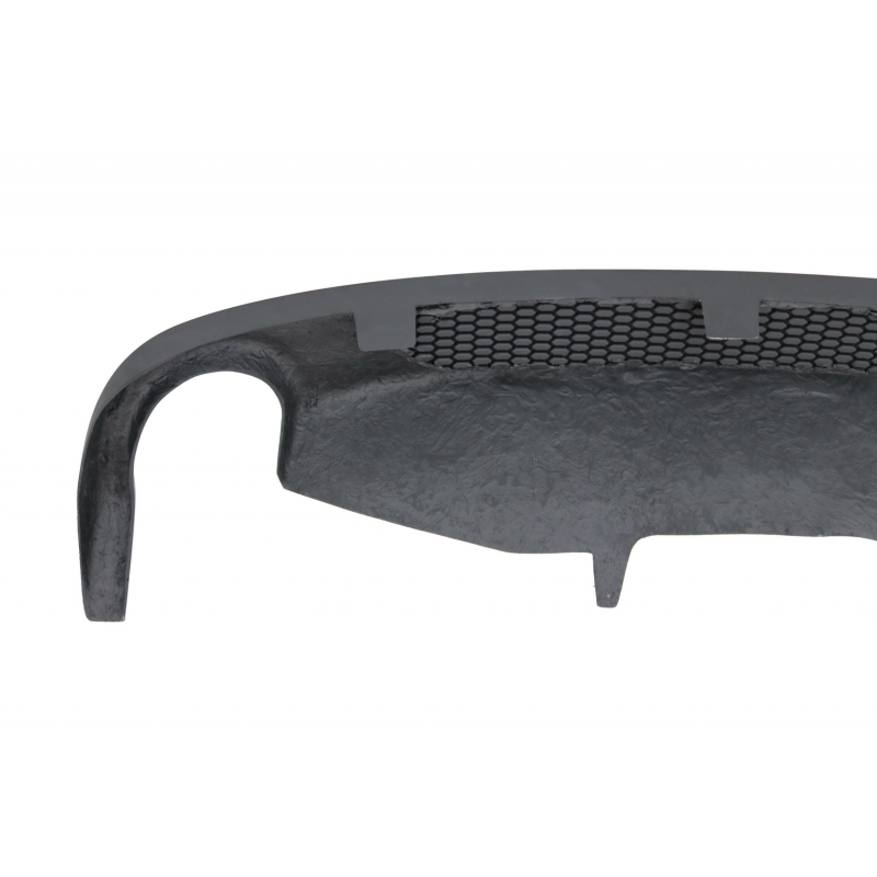 Rear Bumper Valance Diffuser With Double Outlet suitable for AUDI A6 4G (2012-2015) S-line S6 Design