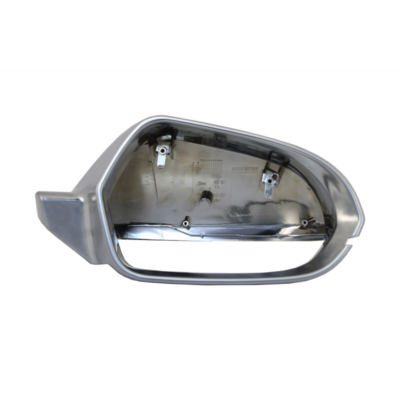 Mirror Covers suitable for Audi A6 4G C7 (2011-2014) Limousine Avant Complete Housing Extinction Aluminium RS6 Design