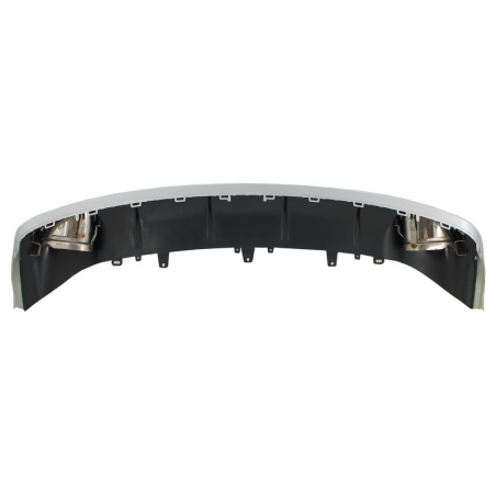 Rear Bumper Valance Diffuser & Exhaust Tips A6 4G Facelift (2015-2018) RS6 Design Rear Bumper Valance Diffuser & Exhaust Tips A6 4G Facelift (2015-2018) RS6 Design