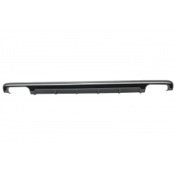 Rear Bumper Valance Diffuser suitable for AUDI A6 4G Facelift (2015-2018) Sedan Limousine S6 Design