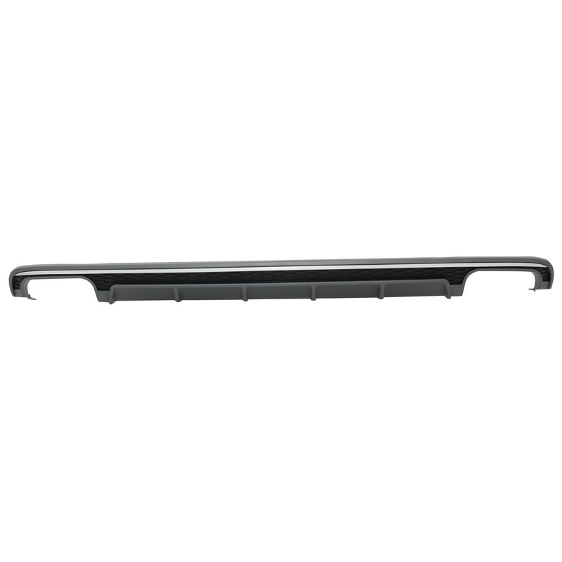 Rear Bumper Valance Diffuser suitable for AUDI A6 4G Facelift (2015-2018) Sedan Limousine S6 Design