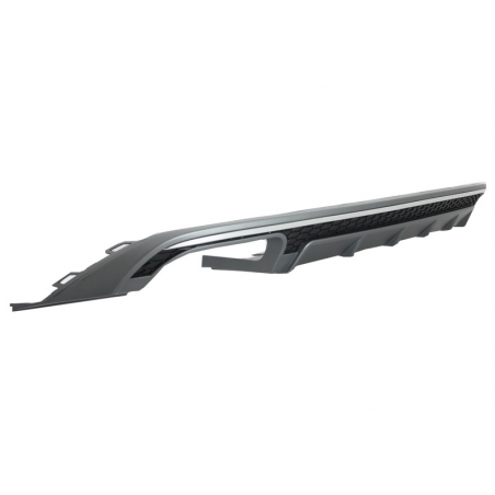 Rear Bumper Valance Diffuser suitable for AUDI A6 4G Facelift (2015-2018) Sedan Limousine S6 Design Rear Bumper Valance Diffuser suitable for AUDI A6 4G Facelift (2015-2018) Sedan Limousine S6 Design