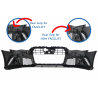 Front Bumper suitable for AUDI A6 C7 4G Facelift (2015-2018) RS6 Design W/O Grille Front Bumper suitable for AUDI A6 C7 4G Facelift (2015-2018) RS6 Design W/O Grille