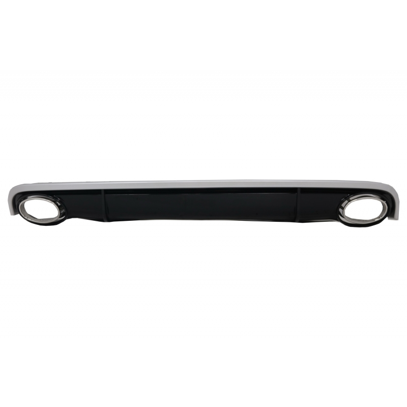 Suitable for AUDI A7 4G (2010-2014) Rear Bumper Valance Air Diffuser & Exhaust Tips RS7 Design