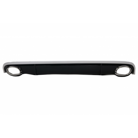 Suitable for AUDI A7 4G (2010-2014) Rear Bumper Valance Air Diffuser & Exhaust Tips RS7 Design