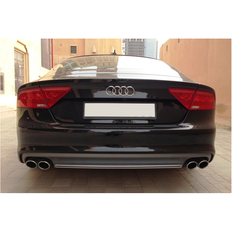 Rear Bumper Valance Air Diffuser suitable for AUDI A7 4G Non-Facelift (2010-2014) S7 Design