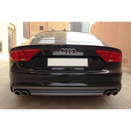 Rear Bumper Valance Air Diffuser suitable for AUDI A7 4G Non-Facelift (2010-2014) S7 Design Rear Bumper Valance Air Diffuser suitable for AUDI A7 4G Non-Facelift (2010-2014) S7 Design