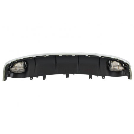Audi A7 4G Facelift (2015+) Rear Bumper Valance Diffuser & Exhaust Tips RS7 Design suitable for Standard Edition Bumper (SE) Audi A7 4G Facelift (2015+) Rear Bumper Valance Diffuser & Exhaust Tips RS7 Design suitable for Standard Edition Bumper (SE)