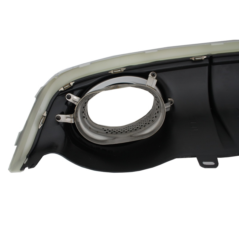 Audi A7 4G Facelift (2015+) Rear Bumper Valance Diffuser & Exhaust Tips RS7 Design suitable for Standard Edition Bumper (SE)