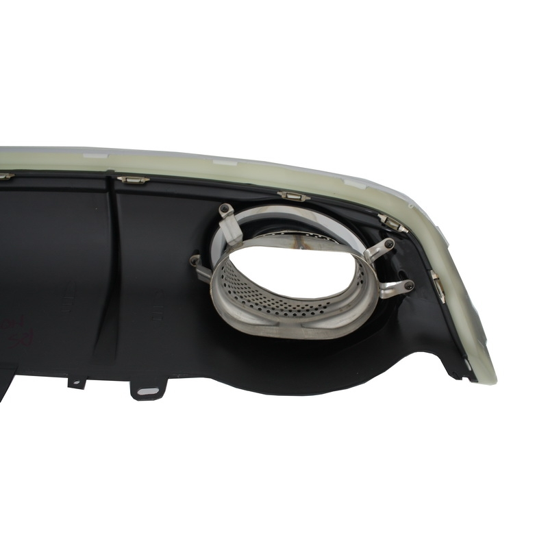 Audi A7 4G Facelift (2015+) Rear Bumper Valance Diffuser & Exhaust Tips RS7 Design suitable for Standard Edition Bumper (SE)