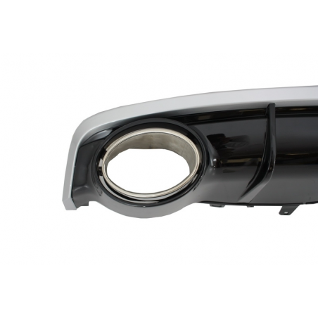 Suitable for AUDI A7 4G Facelift (2015+) S7 S-line Rear Bumper Valance Diffuser & Exhaust Tips RS7 Design Suitable for AUDI A7 4G Facelift (2015+) S7 S-line Rear Bumper Valance Diffuser & Exhaust Tips RS7 Design