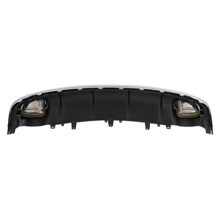Suitable for AUDI A7 4G Facelift (2015+) S7 S-line Rear Bumper Valance Diffuser & Exhaust Tips RS7 Design Suitable for AUDI A7 4G Facelift (2015+) S7 S-line Rear Bumper Valance Diffuser & Exhaust Tips RS7 Design