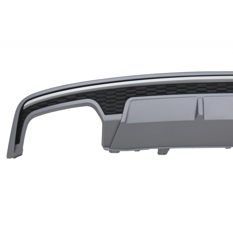 Rear Bumper Valance Air Diffuser suitable for AUDI A7 4G Facelift (2015-2018) S7 Design