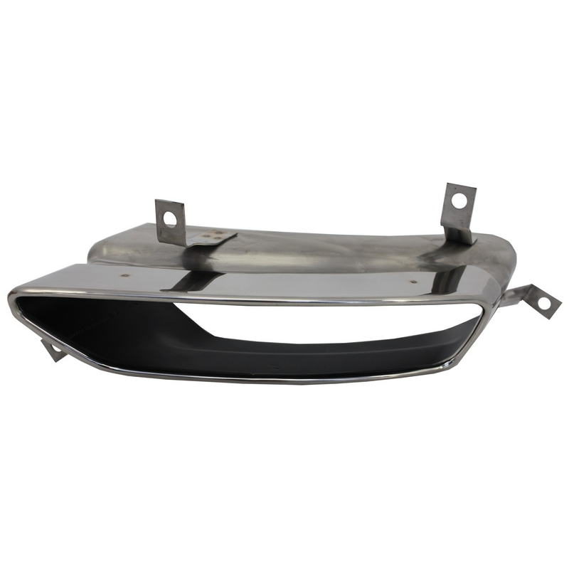 Rear Bumper Diffuser Valance with Exhaust Muffler Tips suitable for AUDI A8 D4 (2010-2017) W12 Design