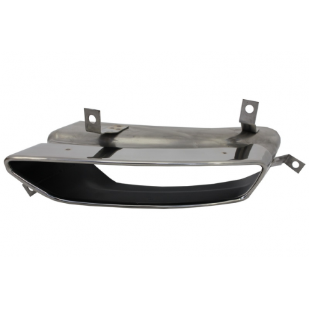 Rear Bumper Diffuser Valance with Exhaust Muffler Tips suitable for AUDI A8 D4 (2010-2017) W12 Design Rear Bumper Diffuser Valance with Exhaust Muffler Tips suitable for AUDI A8 D4 (2010-2017) W12 Design