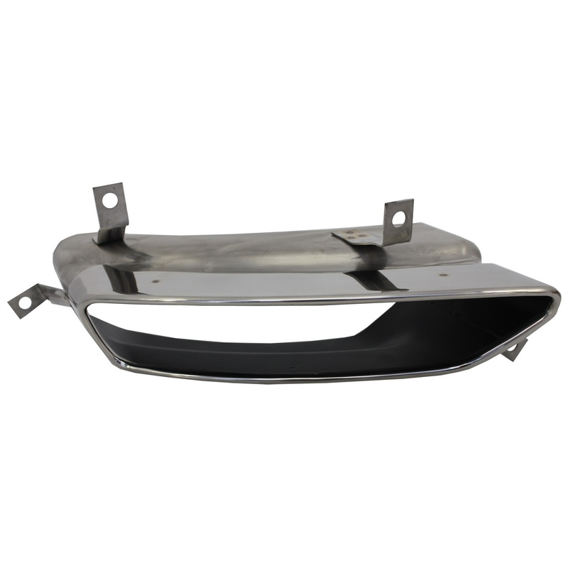 Rear Bumper Diffuser Valance with Exhaust Muffler Tips suitable for AUDI A8 D4 (2010-2017) W12 Design