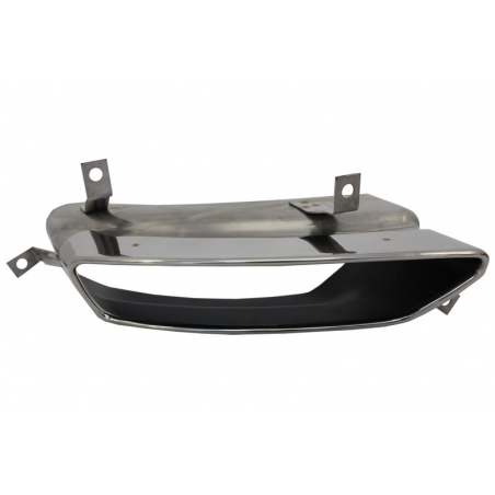 Rear Bumper Diffuser Valance with Exhaust Muffler Tips suitable for AUDI A8 D4 (2010-2017) W12 Design Rear Bumper Diffuser Valance with Exhaust Muffler Tips suitable for AUDI A8 D4 (2010-2017) W12 Design