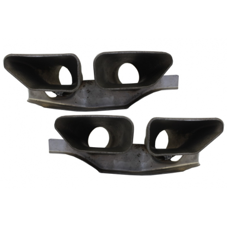Rear Bumper Diffuser Valance with Exhaust Muffler Tips suitable for AUDI A8 D4 (2010-2017) W12 Design Rear Bumper Diffuser Valance with Exhaust Muffler Tips suitable for AUDI A8 D4 (2010-2017) W12 Design