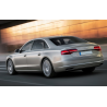 Rear Bumper Diffuser Valance with Exhaust Muffler Tips suitable for AUDI A8 D4 (2010-2017) W12 Design Rear Bumper Diffuser Valance with Exhaust Muffler Tips suitable for AUDI A8 D4 (2010-2017) W12 Design