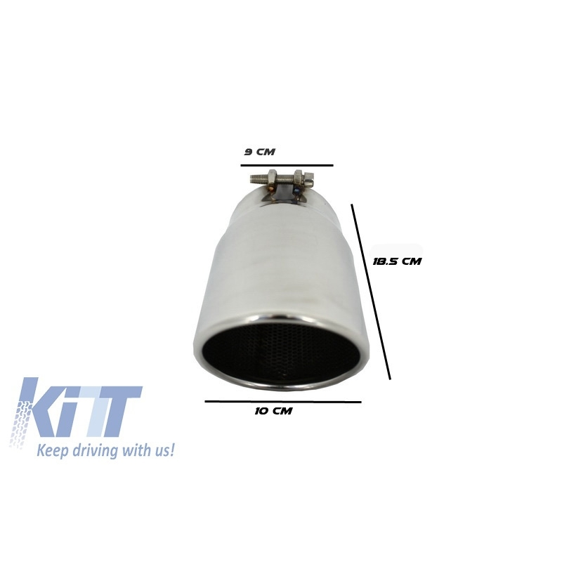 S-line Exhaust Muffler Tips suitable for AUDI Q5 (2008-up) suitable for AUDI Q7 (2005-up)  A4 B6 B7 B8 A6 4F Sline