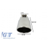 S-line Exhaust Muffler Tips suitable for AUDI Q5 (2008-up) suitable for AUDI Q7 (2005-up) A4 B6 B7 B8 A6 4F Sline S-line Exhaust Muffler Tips suitable for AUDI Q5 (2008-up) suitable for AUDI Q7 (2005-up) A4 B6 B7 B8 A6 4F Sline