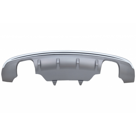 Rear Bumper Spoiler Valance Diffuser Double Outlet suitable for AUDI Q5 8R Facelift (2013-2016) Standard Bumper (SE) Rear Bumper Spoiler Valance Diffuser Double Outlet suitable for AUDI Q5 8R Facelift (2013-2016) Standard Bumper (SE)